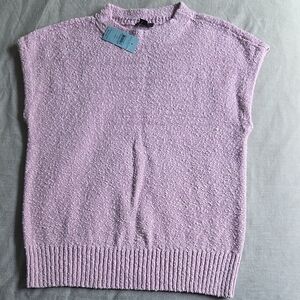 Ann Taylor Lavender Sleeveless Sweater